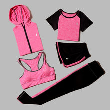 Load image into Gallery viewer, 5 Piece Set Yoga For Women's Running Fitness