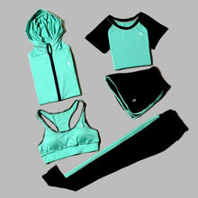 Load image into Gallery viewer, 5 Piece Set Yoga For Women's Running Fitness