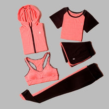 Load image into Gallery viewer, 5 Piece Set Yoga For Women's Running Fitness