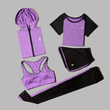 Load image into Gallery viewer, 5 Piece Set Yoga For Women&#39;s Running Fitness
