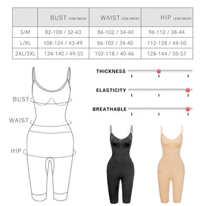 Bodysuit Full Body Shapewear